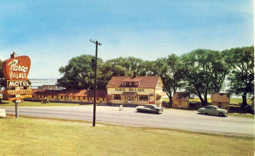 Parco Village Motel & Restaurant postcard
