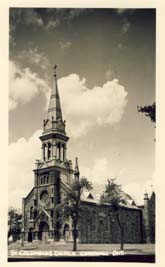 St. Columbans Church Cornwall, Ont.  postcard