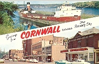 Greetings from Cornwall, Canada, the Seaway City