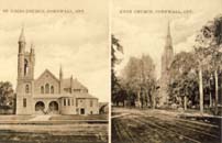 St. Johns Church, Ontario postcard