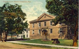 County Court House, Cornwall, Ont. postcard