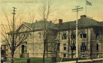 Court House and Jail, Cornwall, Ont. postcard