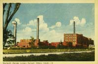 Courtaulds (Canada) Limited, Cornwall, Ontario postcard