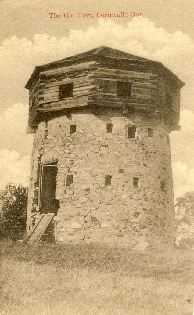 The old fort, Cornwall, Ont. postcard