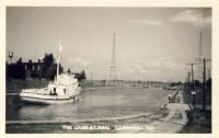 The locks and canal, Cornwall, Ont. postcard