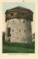 Old Fort, East of Cornwall, Ont. postcard
