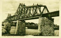 Ottawa and New York Bridge, Cornwall postcard