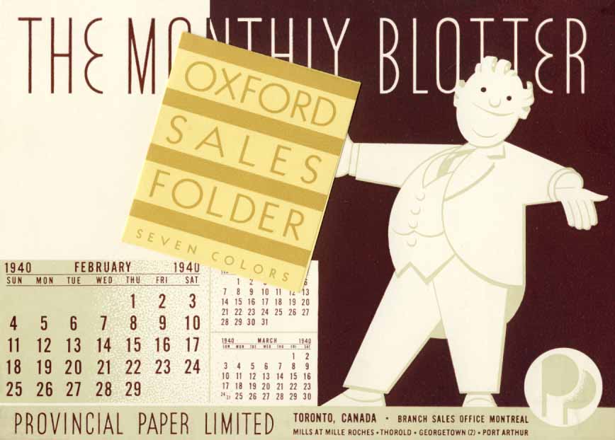 Provincial Paper Limited: the monthly blotter, 1940