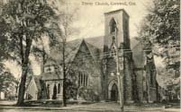 Trinity Church, Cornwall, Ont. postcard
