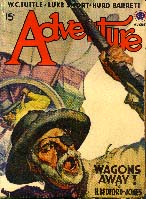 Adventure magazine cover, 1941.