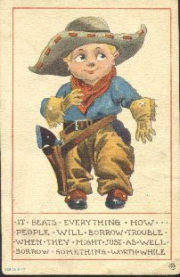 It beats everything, postcard 1912