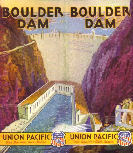 Boulder Dam - Union Pacific 1938