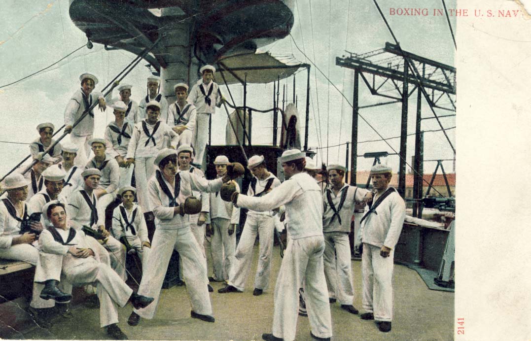 Boxing in the U.S. Navy photograph