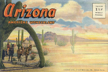 Arizona: America's Wonderland, postcard 1941