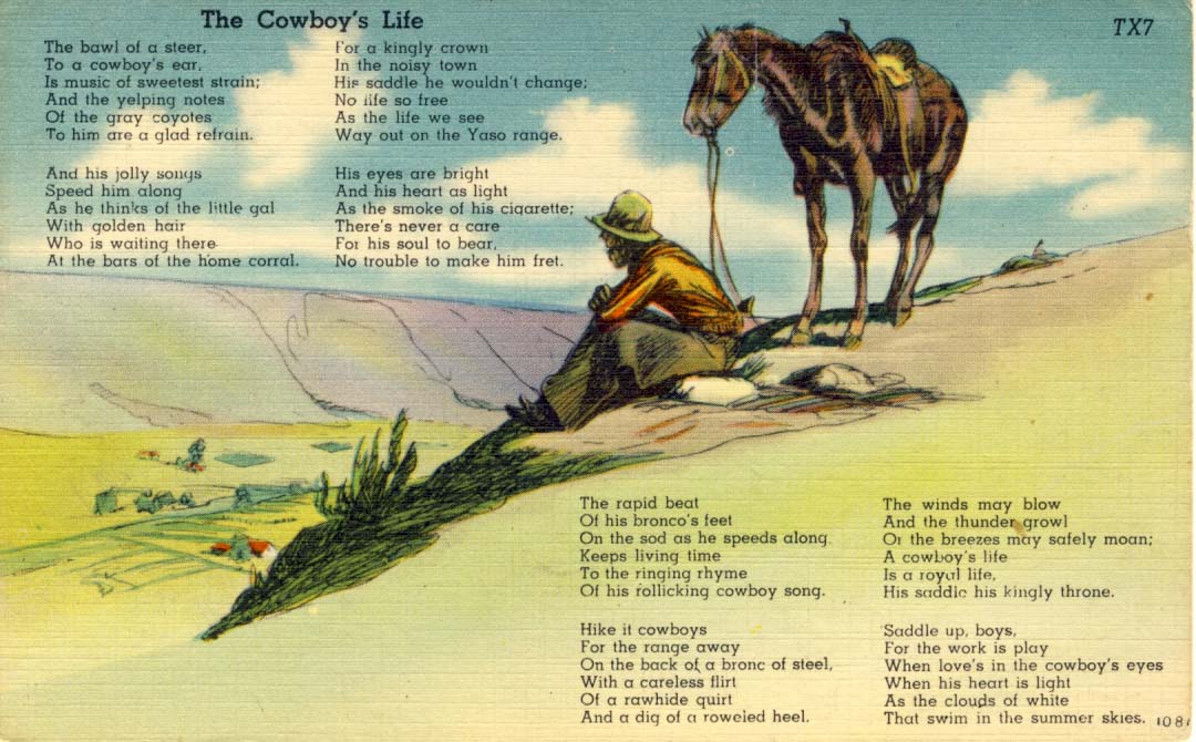 The cowboy's life.