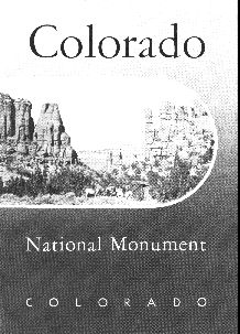 Colorado National Monument, Colorado, brochure 1956.