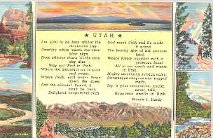  Utah postcard, 1938