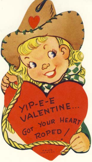Yip-e-e valentine 1950s