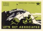 Fremont Peak, California stamp, 1938