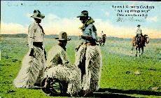 Typical western cowboys, [c1914].