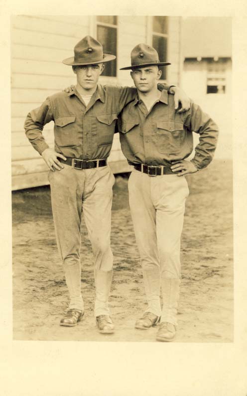 Two marines: Learey and Weller photograph