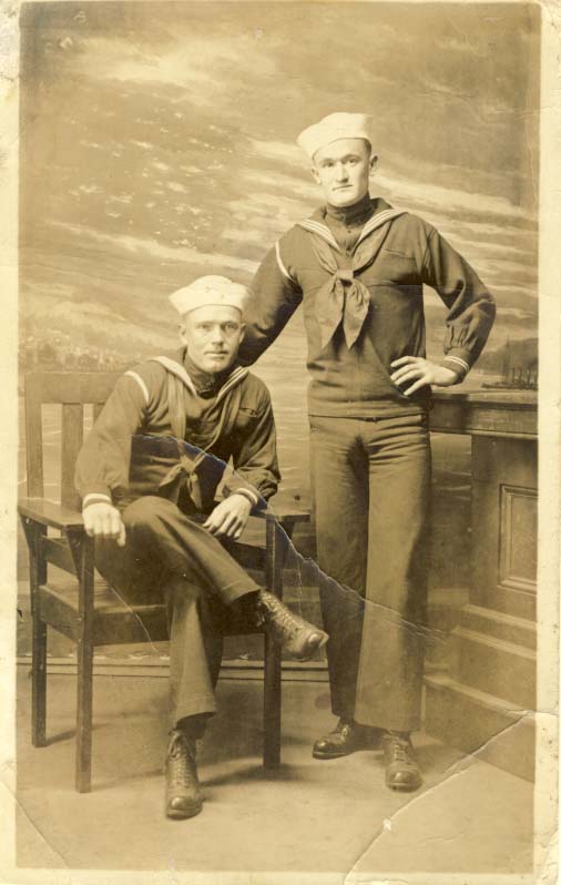 Two sailors photograph