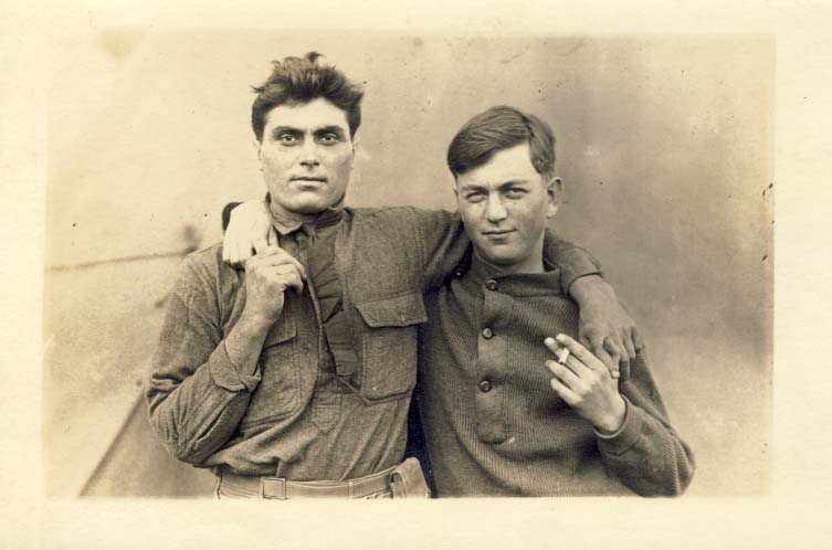 Two soldiers photograph