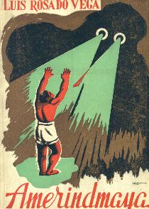 Luis Rosado Vega's Amerindmaya. Book cover, 1938.