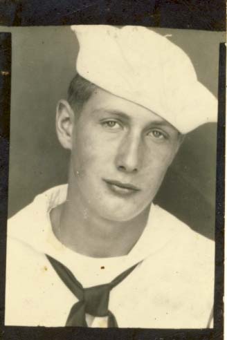 Same son, in white navy outfi photograph