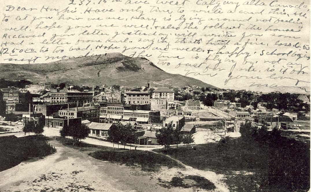 Mount Helena, Helena, Montana postcard 1900s