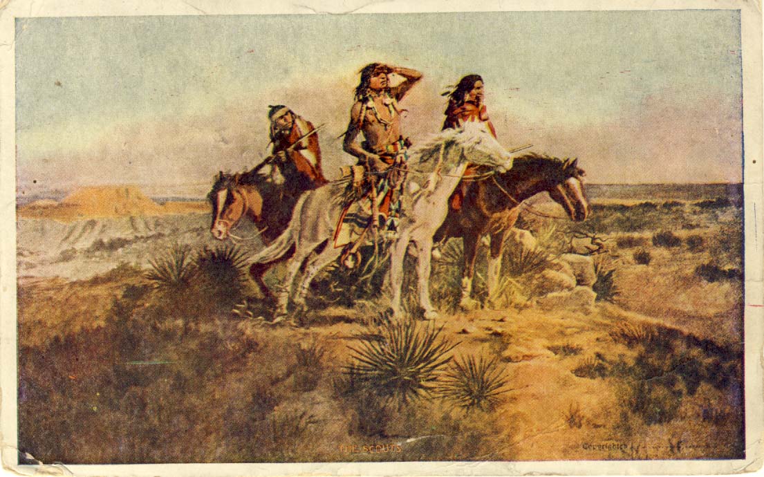 The scouts, postcard 1910