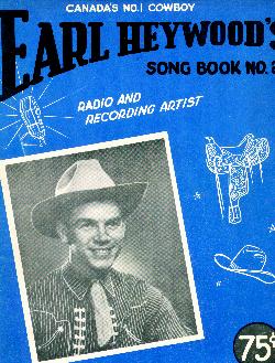 Earl Heywood's song book, 1951