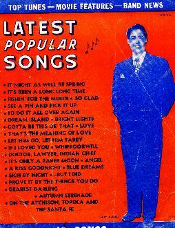 Latest popular songs, Winter 1945