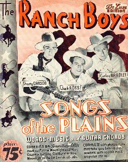 Ranch Boys' Songs, 1939