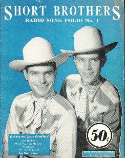 Short Brothers radio song folio,
1947