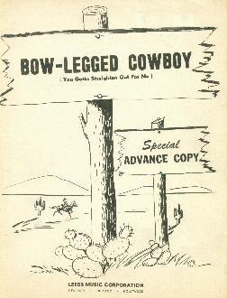 Bow-legged cowboy, 1946