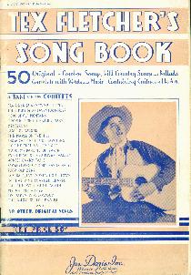Tex Fletcher's song book, 1937
