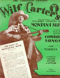 Wilf Carter's cowboy songs, 1935
