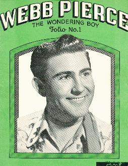 Webb Pierce folio, 1953