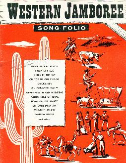 Western jamboree song folio, 1955