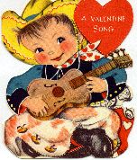A valentine song, valentine, 1950s